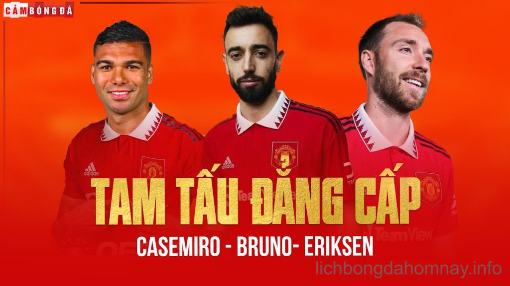 Bộ ba Casemiro – Eriksen – Bruno Fernandes quá mỏng so với hàng tiền vệ Man United